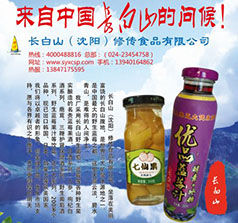 長(zhǎng)白山修傳食品